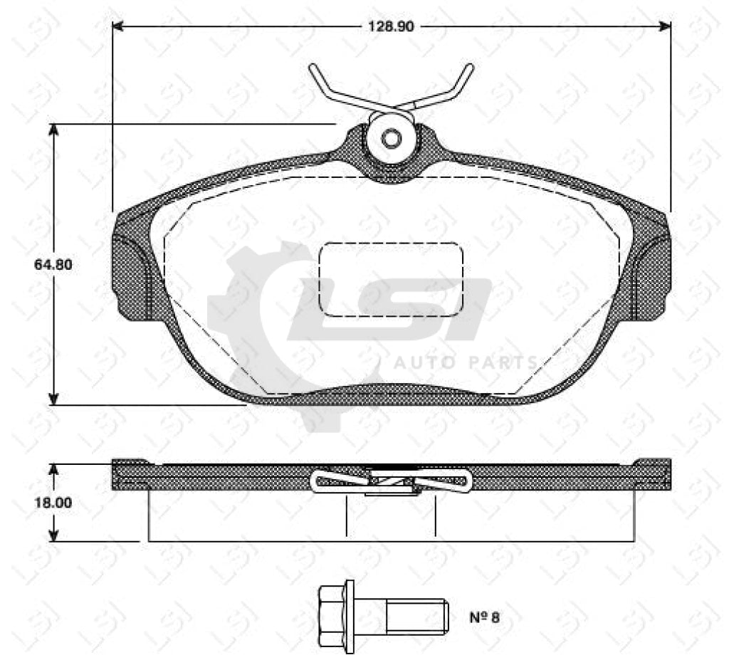 Roadhouse Brake Pads Fr Volvo