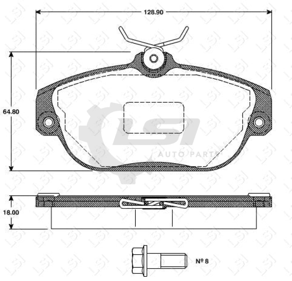Roadhouse Brake Pads Fr Volvo