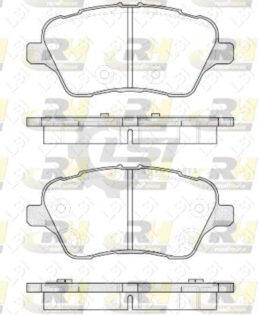 Roadhouse Brake Pads Front Ford Fiesta