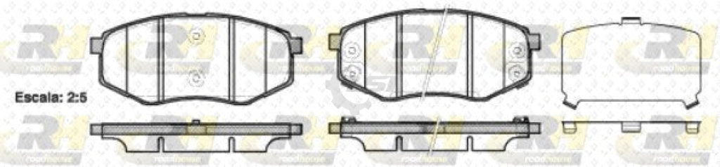 Roadhouse Brake Pads Front Hyundai