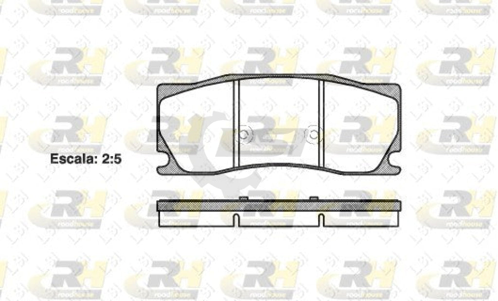 Roadhouse Brake Pads Front Jaguar Xk