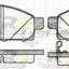 Roadhouse Brake Pads Front Mitsubitshi