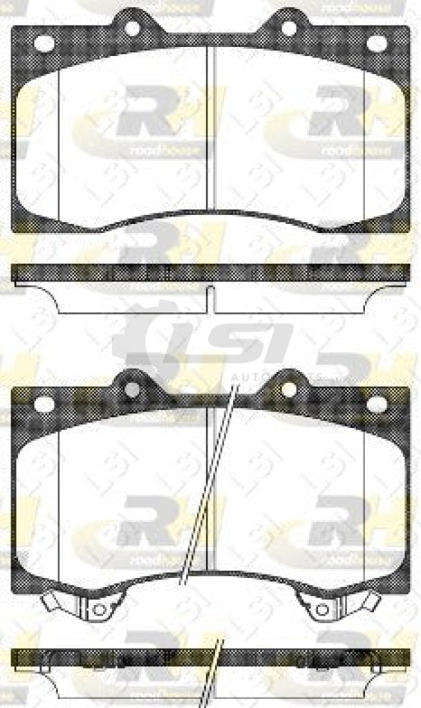 Roadhouse Brake Pads Front Nissan Patrol
