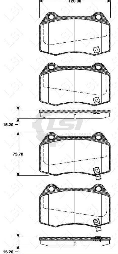 Roadhouse Brake Pads Nissan