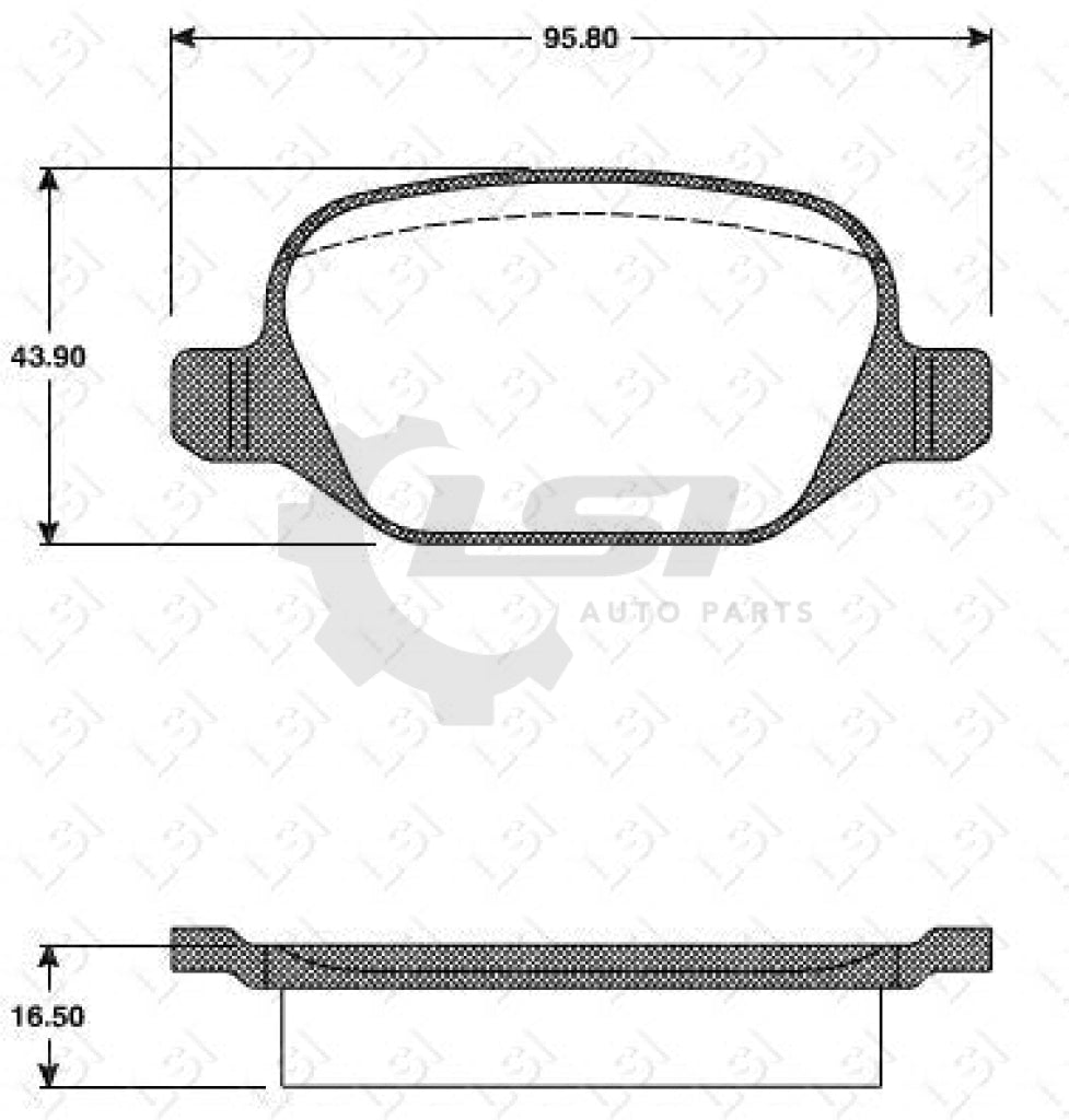 Roadhouse Brake Pads Rear Alfa Romeo