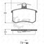 Roadhouse Brake Pads Rear Alfa Romeo/Audi/Fiat/Vw