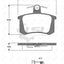 Roadhouse Brake Pads Rear Audi