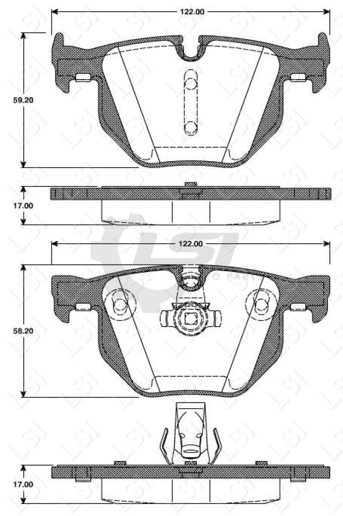 Roadhouse Brake Pads Rear Bmw