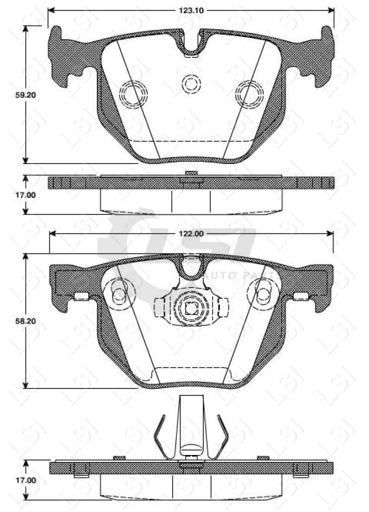 Roadhouse Brake Pads Rear Bmw