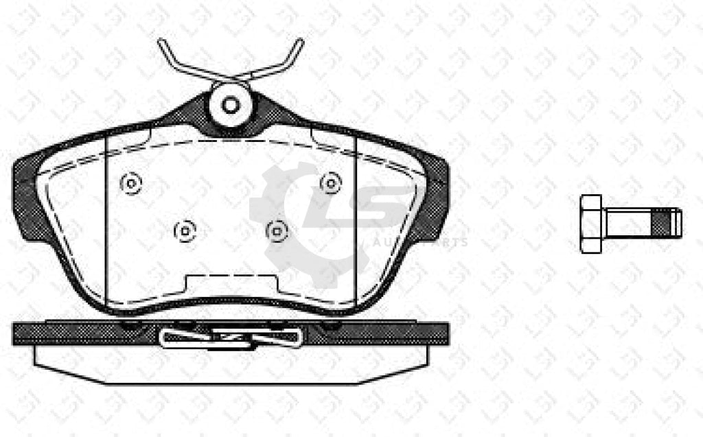 Roadhouse Brake Pads Rear Citroen/Fiat/Peugeot