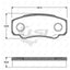 Roadhouse Brake Pads Rear Fiat