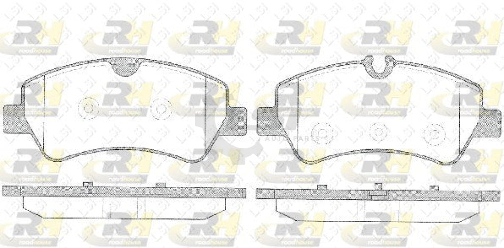 Roadhouse Brake Pads Rear Ford