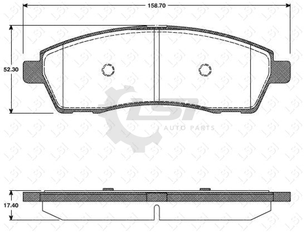 Roadhouse Brake Pads Rear Ford