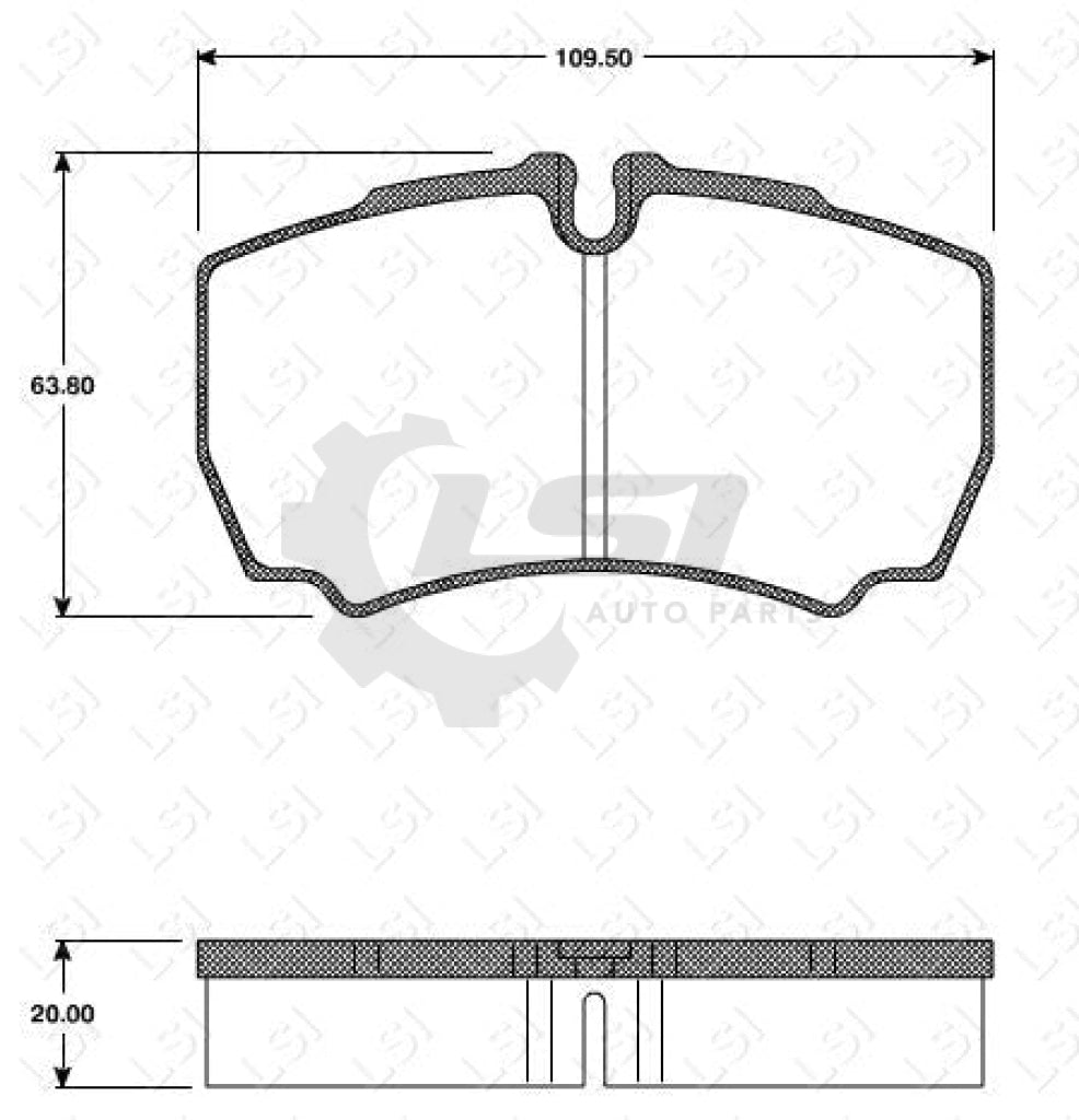 Roadhouse Brake Pads Rear Iveco
