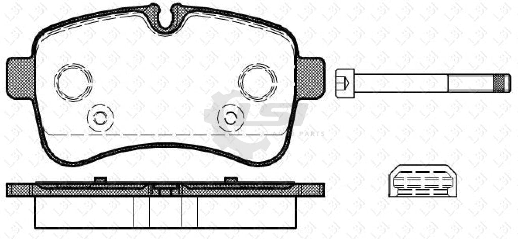 Roadhouse Brake Pads Rear Iveco