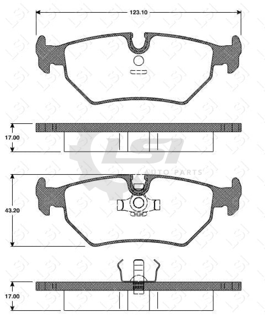 Roadhouse Brake Pads Rear Jaguar