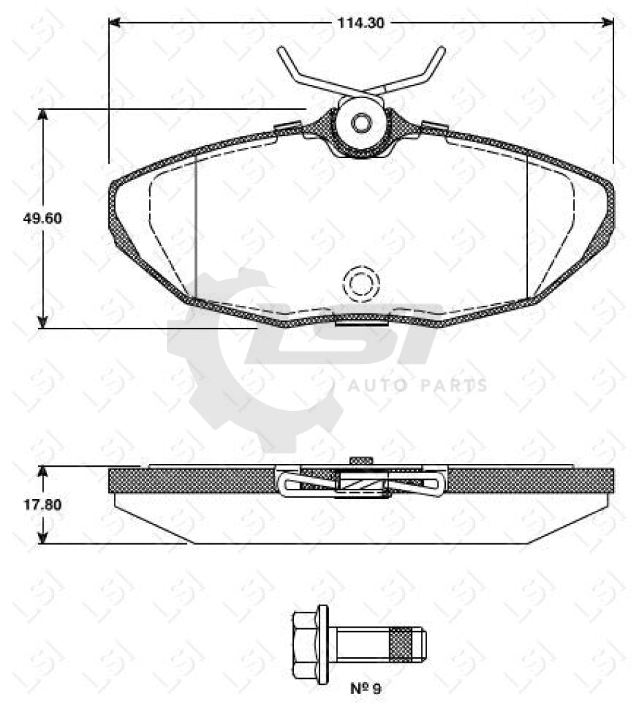 Roadhouse Brake Pads Rear Jaguar
