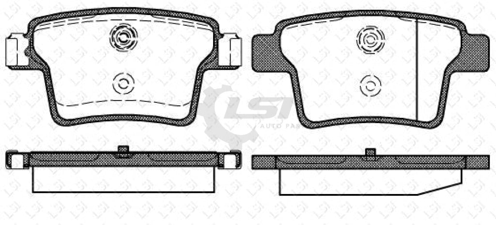 Roadhouse Brake Pads Rear Jaguar/Ford