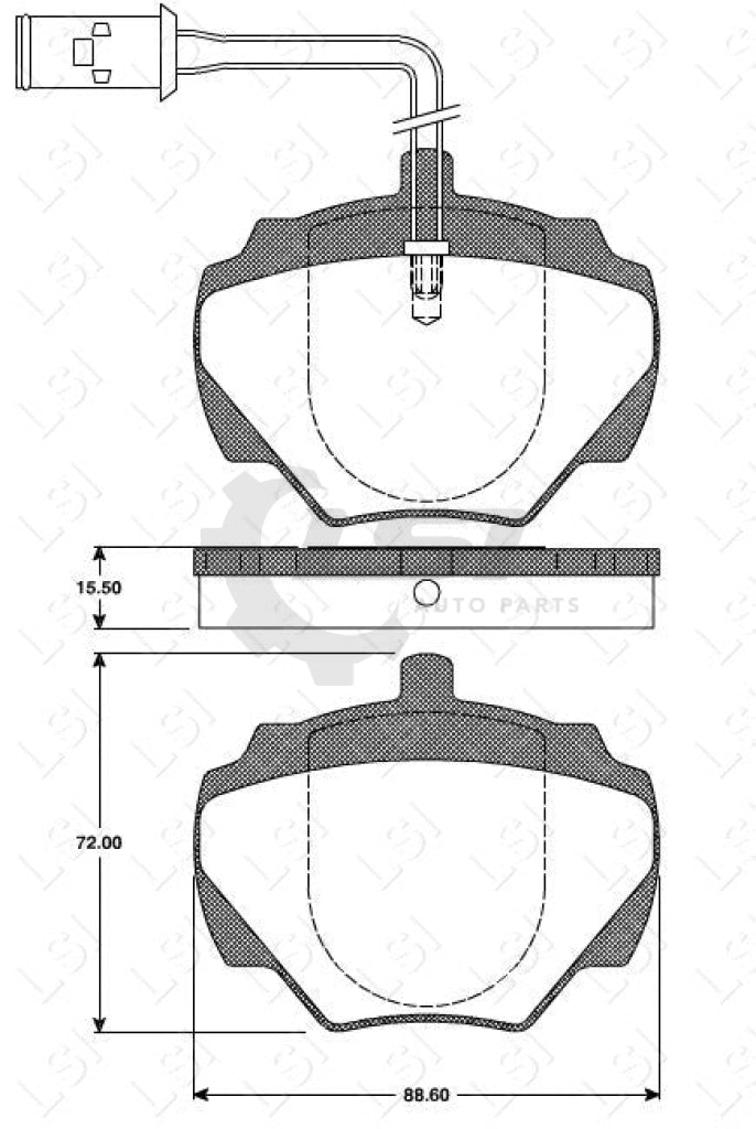 Roadhouse Brake Pads Rear Landrover