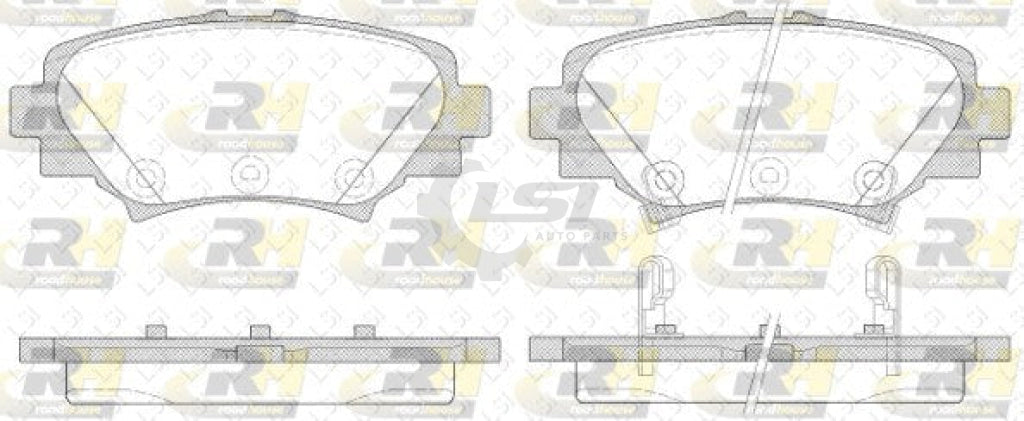 Roadhouse Brake Pads Rear Mazda 3 2013