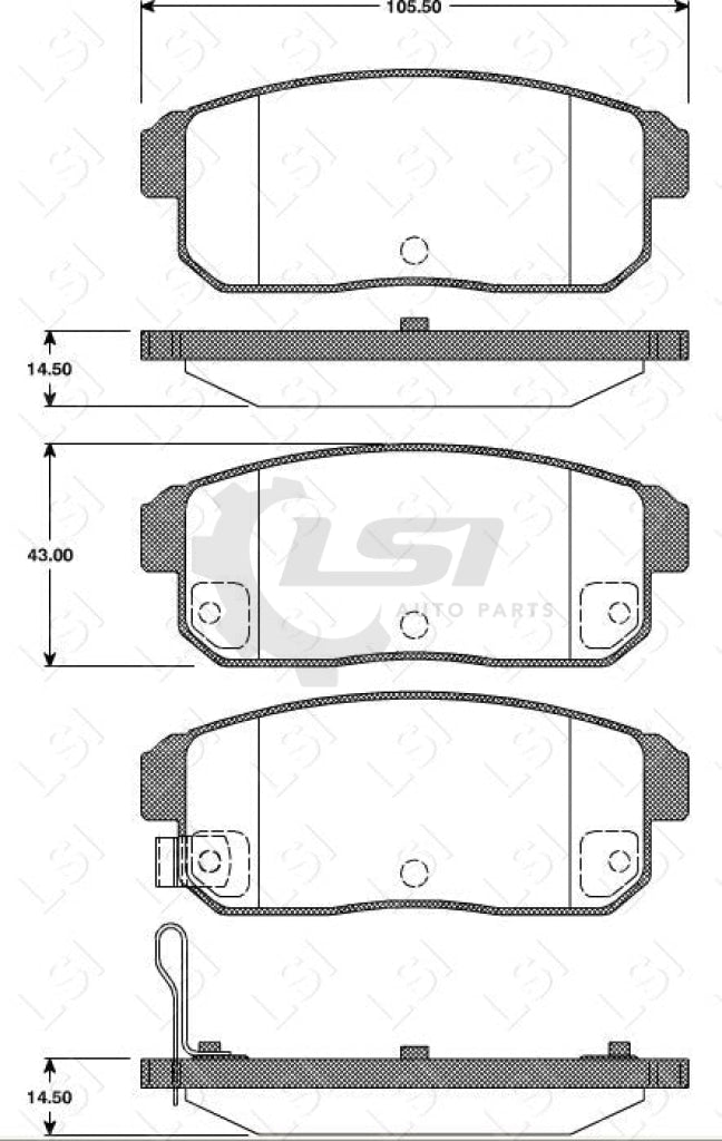 Roadhouse Brake Pads Rear Mazda/ Suzuki