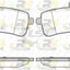 Roadhouse Brake Pads Rear Merc