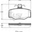 Roadhouse Brake Pads Rear Nissan