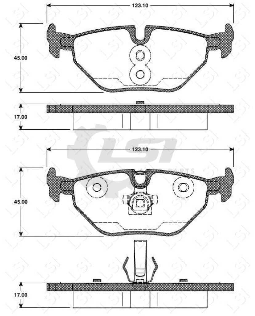 Roadhouse Brake Pads Rear Saab