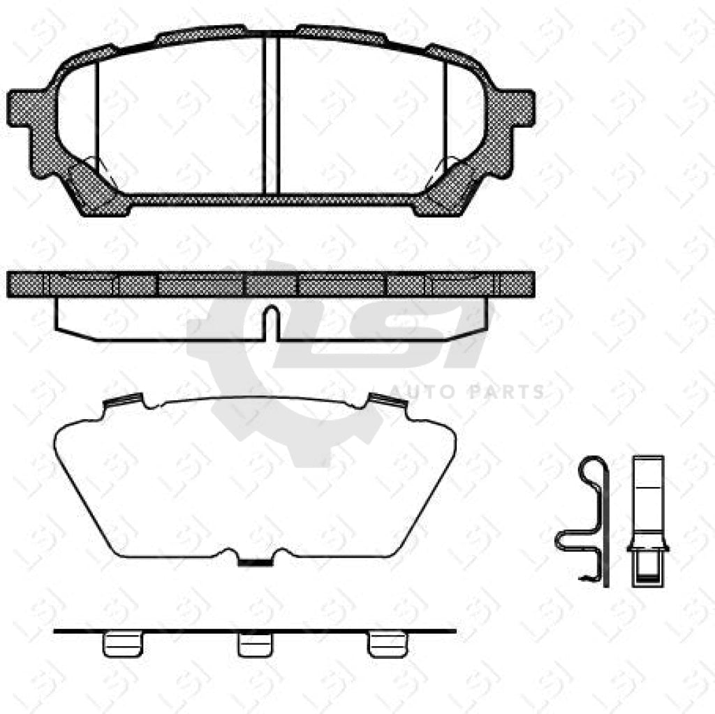 Roadhouse Brake Pads Rear Subaru