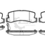 Roadhouse Brake Pads Rear Toyota