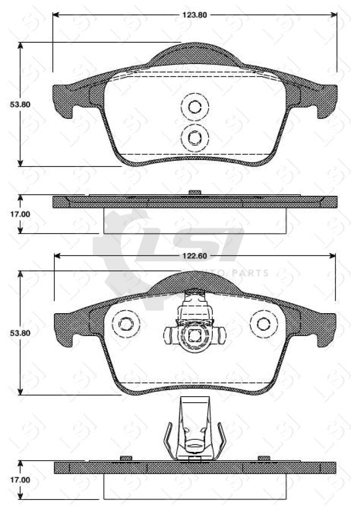 Roadhouse Brake Pads Rear Volvo