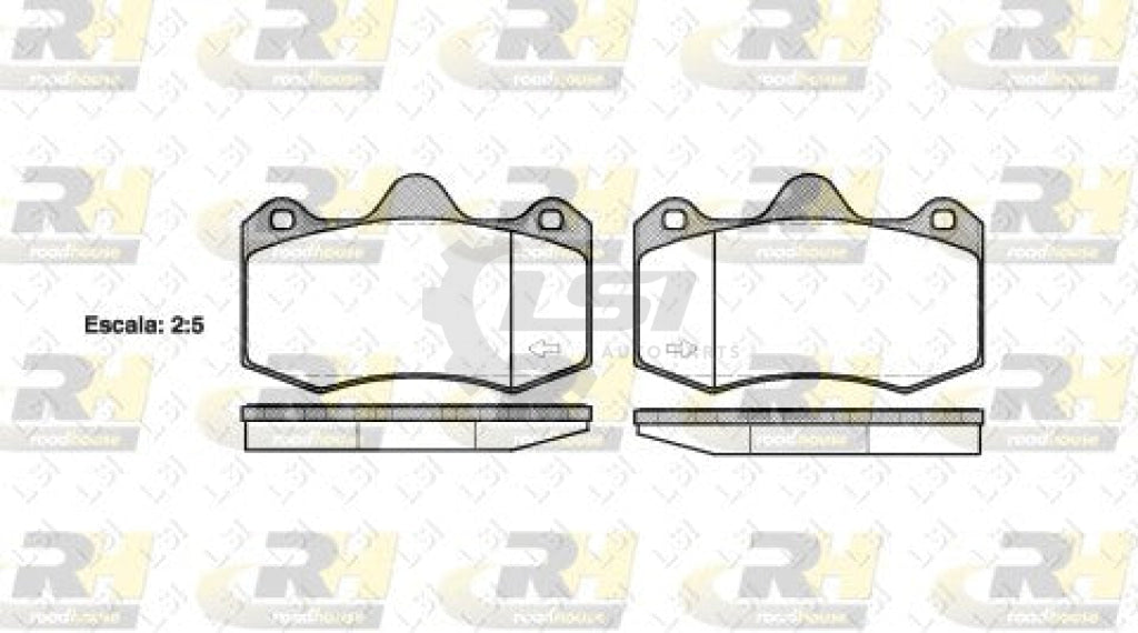 Roadhouse Brakes Pads Rear Hsv Brake