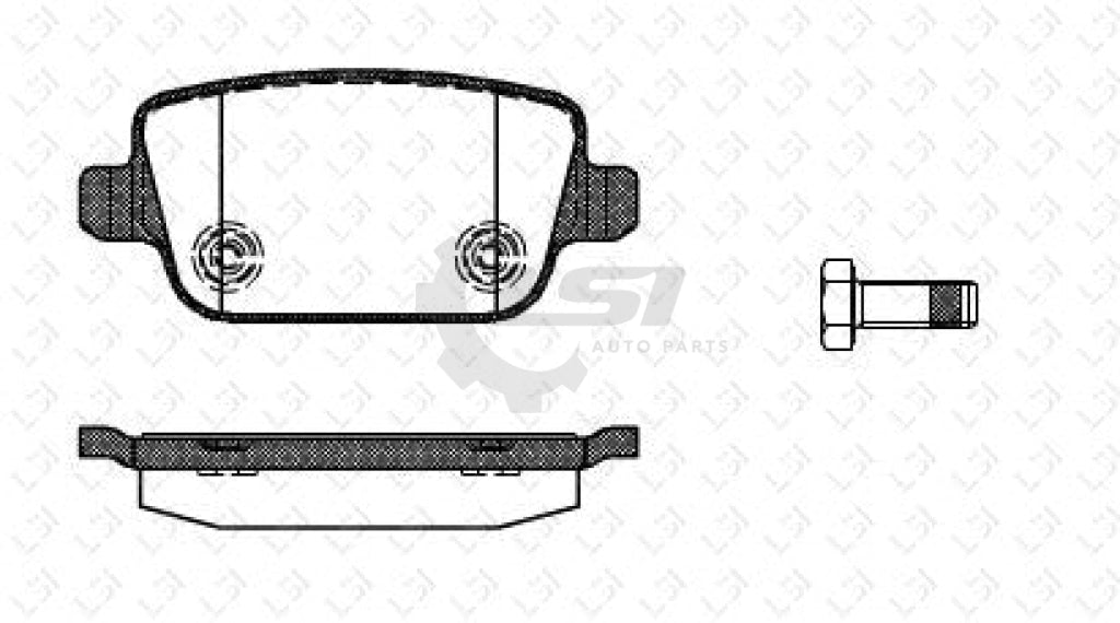 Roadhouse Ceramic Brake Pads Rear Ford