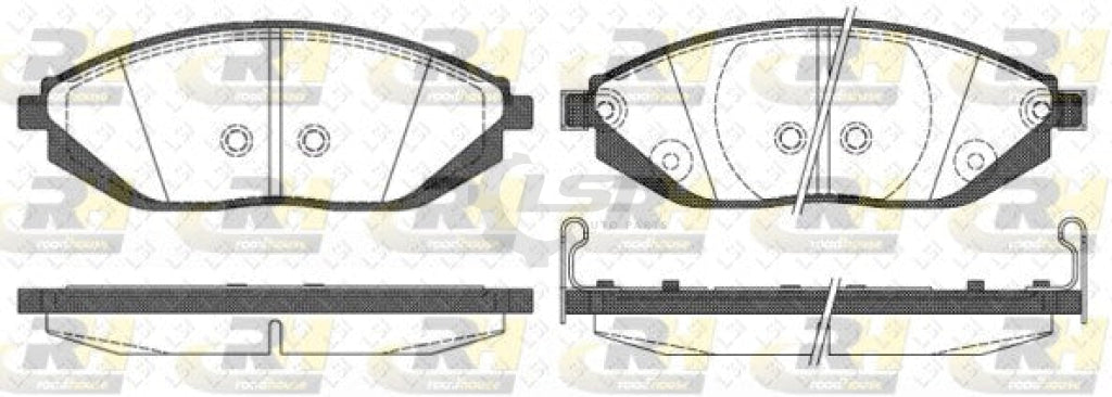 Roadhouse Disc Brake Pads Front Holden