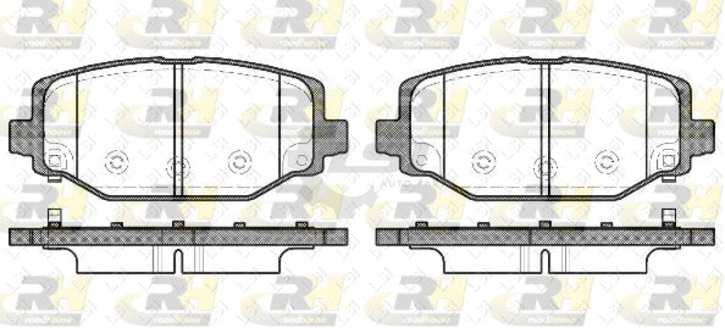 Roadhouse Disc Brake Pads Rear Grand Voyager