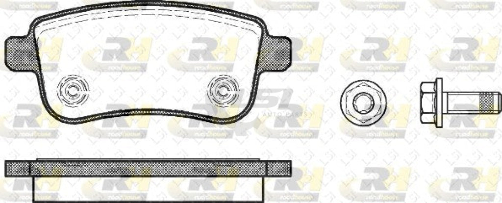 Roadhouse Disc Pads Rear Renault Megane Brake