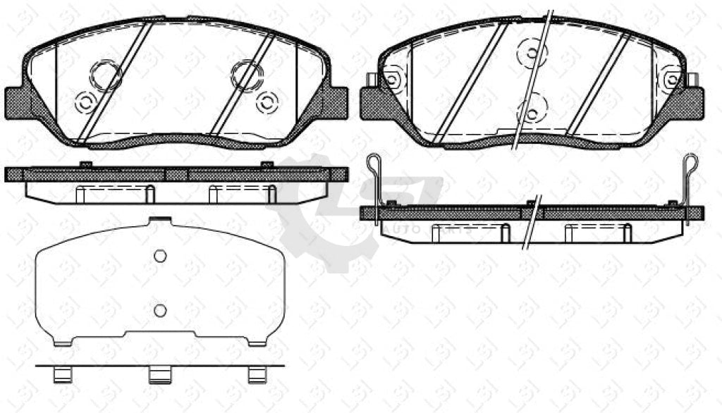 Roadhouse Ultra Ceramic Brake Pads Brake Pads