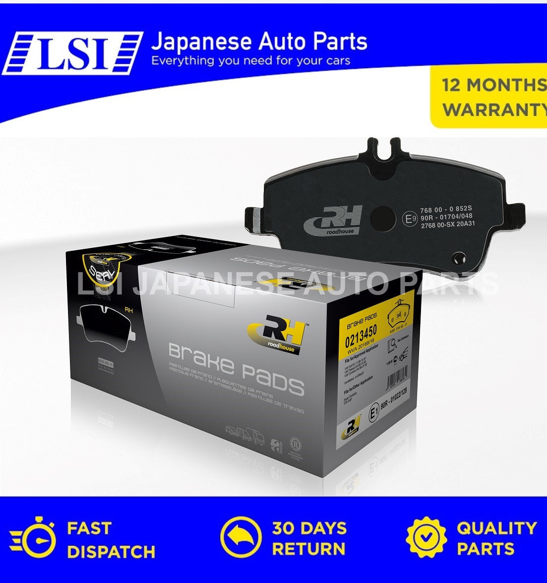 RoadHouse Brake Pads Rear BMW