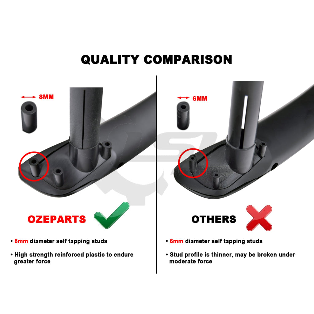 Set 4 Front Inner Door Trim Handle Pull Grab + Switch Ford Falcon BA 02~05 Sedan Pull Handle