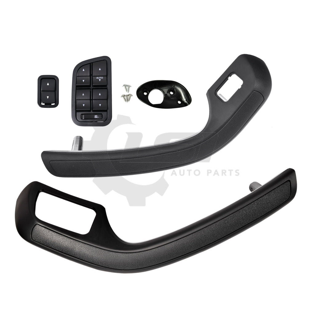 Set 4 Front Inner Door Trim Handle Pull Grab + Switch Ford Falcon BA 02~05 Sedan Pull Handle