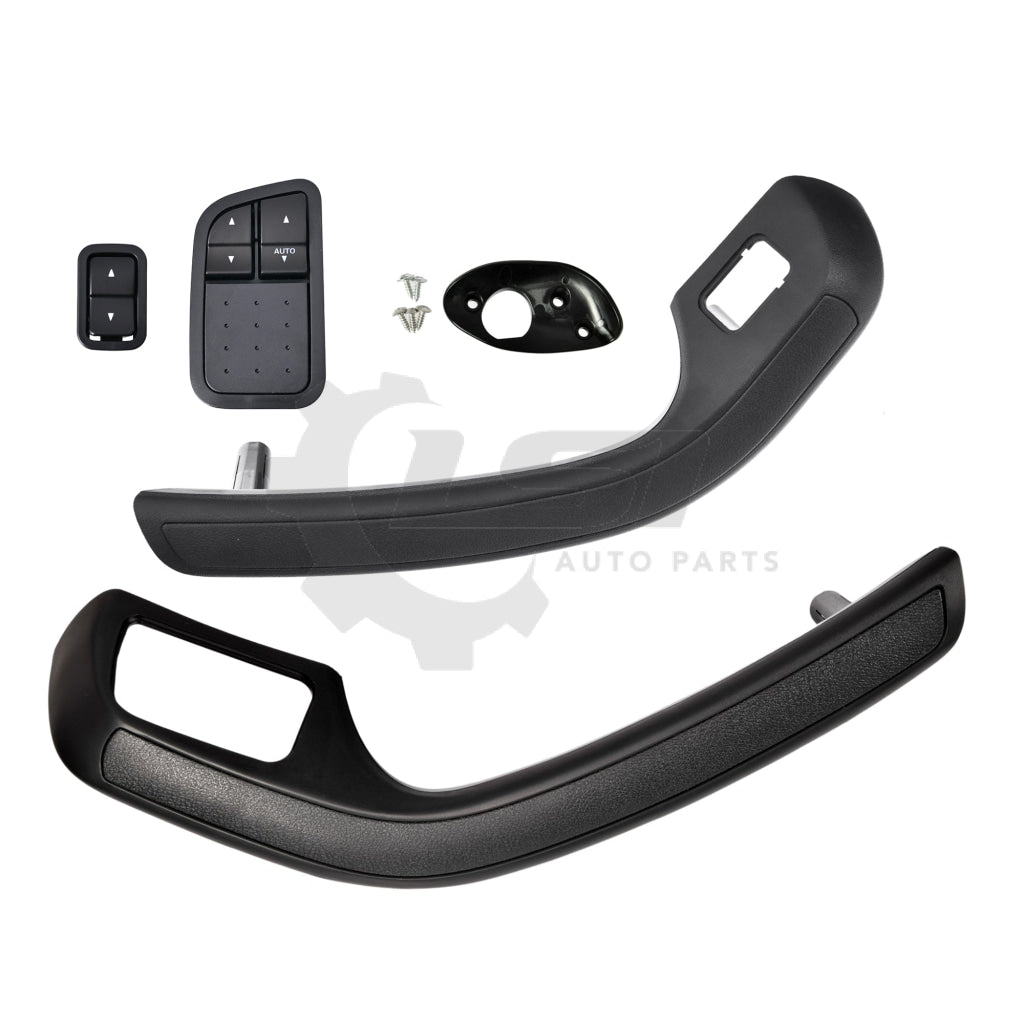 Set 4 Front Inner Door Trim Handle Pull Grab + Switch Ford Falcon BA 02~05 Ute Pull Handle