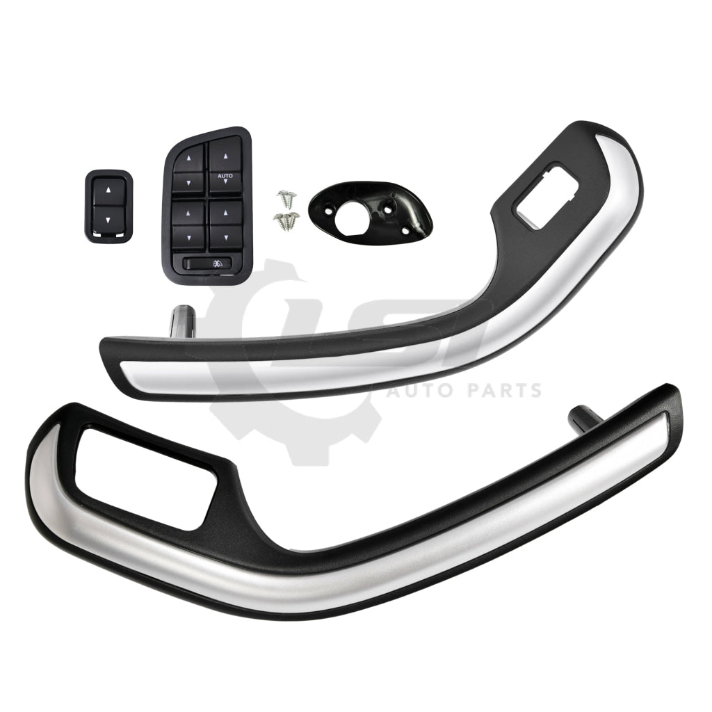 Set 4 Front Inner Door Trim Handle Pull Grab + Switch Ford Falcon BF 05~11 Sedan Pull Handle