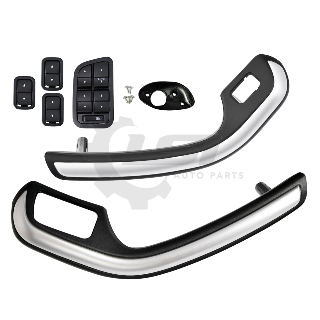 Set 6 Front Inner Door Trim Handle Pull Grab + Switch Ford Falcon BF 05~11 Sedan Pull Handle