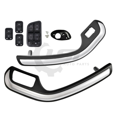 Set 6 Front Inner Door Trim Handle Pull Grab + Switch Ford Falcon BF 05~11 Sedan Pull Handle