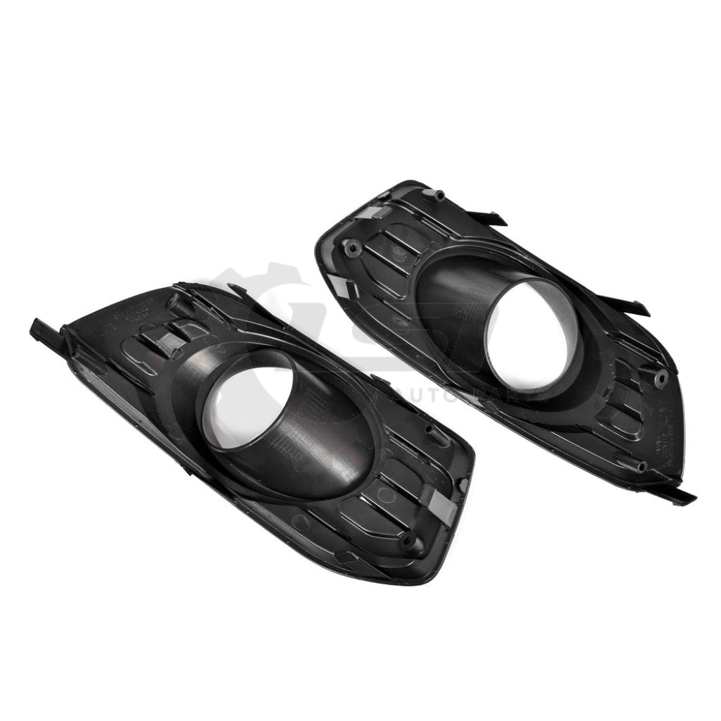 Set LH + RH Fog Light Bezel Cover Black For Ford Falcon FG Series 2 MKII G6 11-14 Fog Light Cover