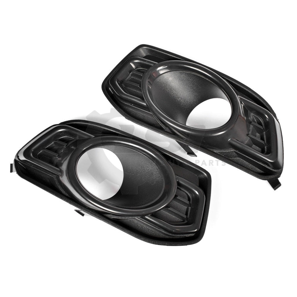 Set LH + RH Fog Light Bezel Cover Black For Ford Falcon FG Series 2 MKII G6 11-14 Fog Light Cover