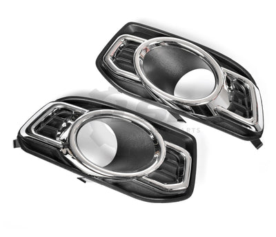 Set LH + RH Fog Light Bezel Cover Chrome For Ford Falcon FG Series 2 MKII G6 11-14 Fog Light Cover