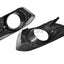 Set Pair Fog Light Bezel Covers Black For Ford Falcon FG MK2 11~14 XR XR6 XR8 Fog Light Cover