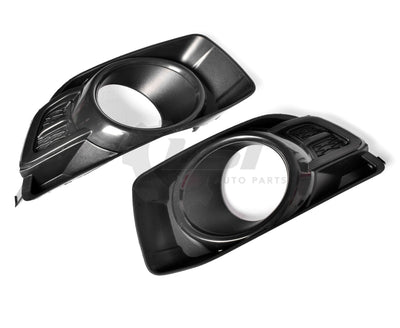 Set Pair Fog Light Bezel Covers Black For Ford Falcon FG MK2 11~14 XR XR6 XR8 Fog Light Cover