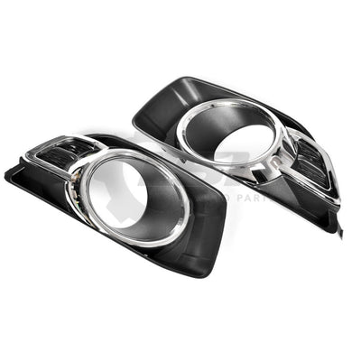 Set Pair Fog Light Bezel Covers Chrome For Ford Falcon FG MK2 11-14 XR XR6 XR8 Fog Light Cover